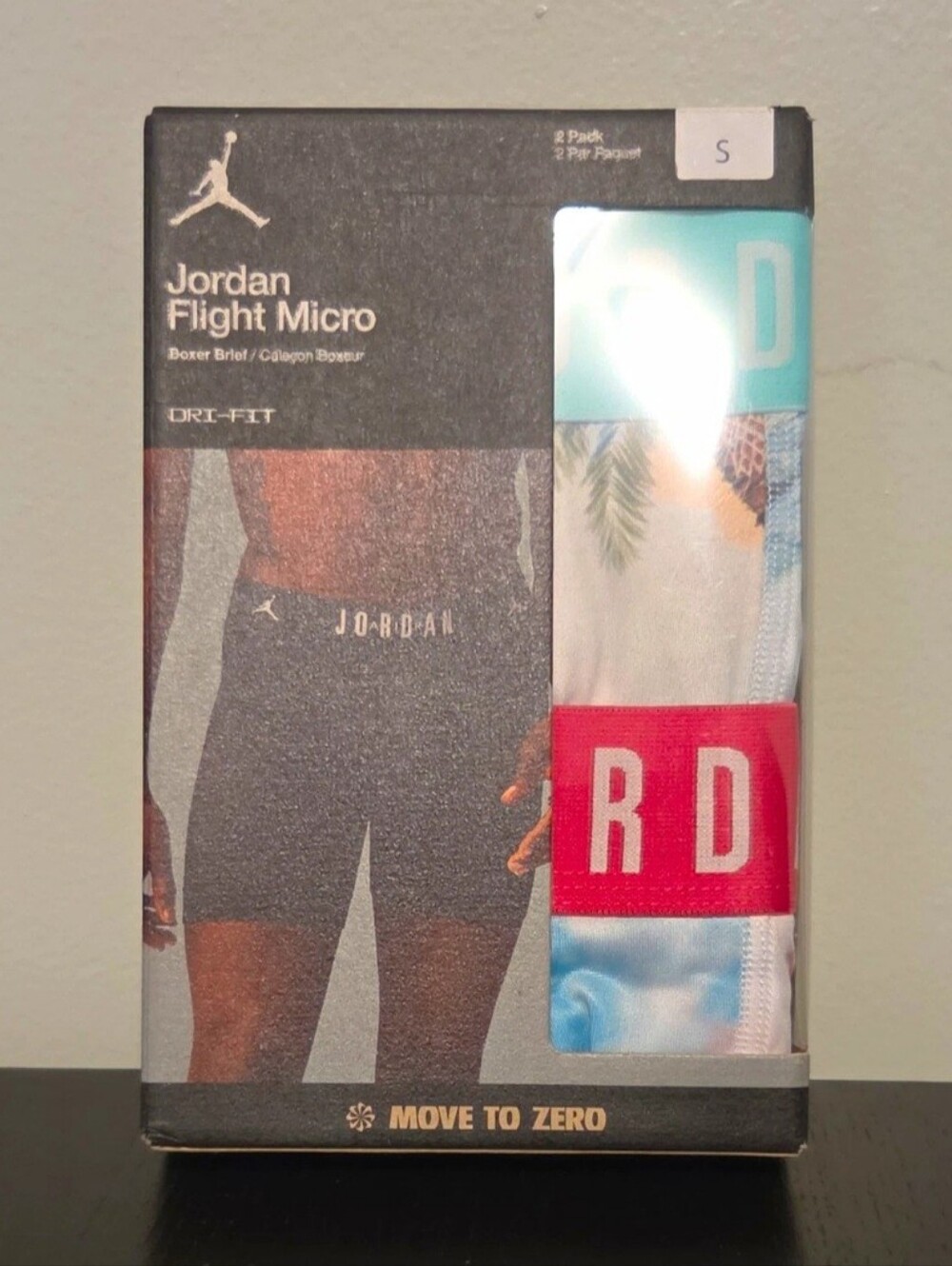 Jordan Flight Micro Dri-FIT Men's Boxer Briefs 2-Pack, Size S
